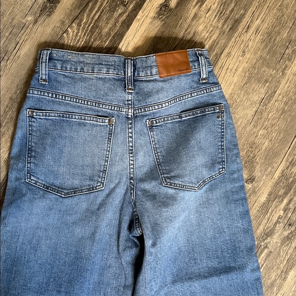 Madewell Light Blue Flare Jeans cropped size 26 - Picture 6 of 11